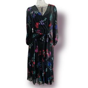 SOLD-Calvin Klein faux wrap dress